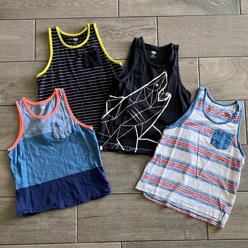 Old Navy Boys Tank Tops - Set of 4